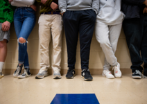  Feet in the hallway